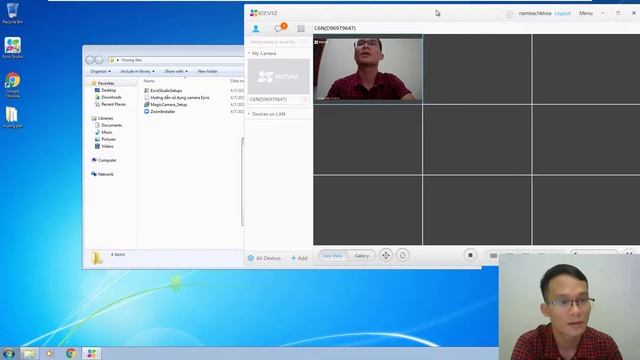 Hướng dẫn cài camera Ezviz làm webcam học trực tuyến смотреть онлайн