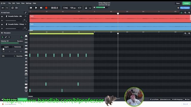 Bandlab Tutorial Episode 4 - Creating Drum Beats With Bandlab's MIDI Sequencer