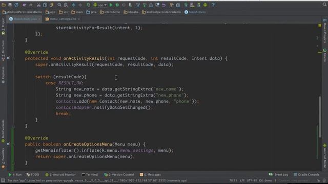 Android Persistence Part 2 (Save user's preferences) смотреть онлайн