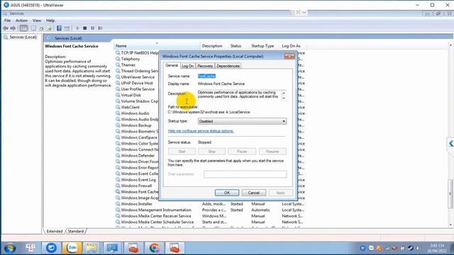 KHẮC PHỤC LỖI ERROR 1920 WINDOWS FONT CACHE SERVICES смотреть онлайн