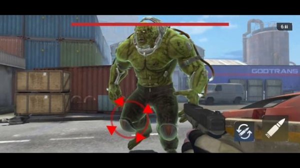 Big Hulk Zombie Boss in Zombie Apocalypse Shootout _ Android gameplay