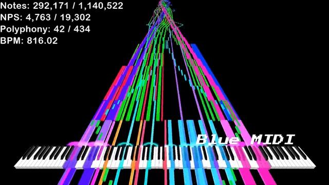 [Black MIDI] Kenshi Yonezu - KICK BACK ~ 1.1 Million Notes смотреть онлайн