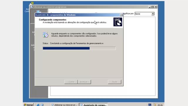 Adicionando serviço de rede no windows server 2003 R2 смотреть онлайн