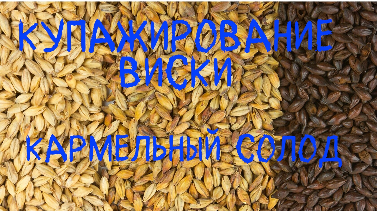 Купажирование будущего виски. Пробую карамельный солод.