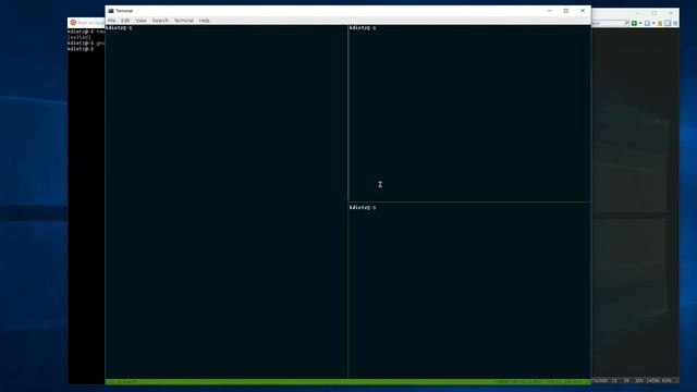 WSL with Gnome-Terminal and Tmux смотреть онлайн