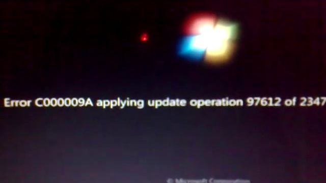 Windows7 SP1 error C000009A applying update operation (2).mp4 смотреть онлайн