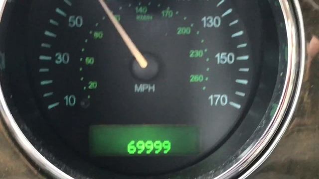 1998 Jaguar XJR Supercharged Odometer Rollover