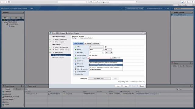 Deploying Windows Server from Template in vSphere смотреть онлайн