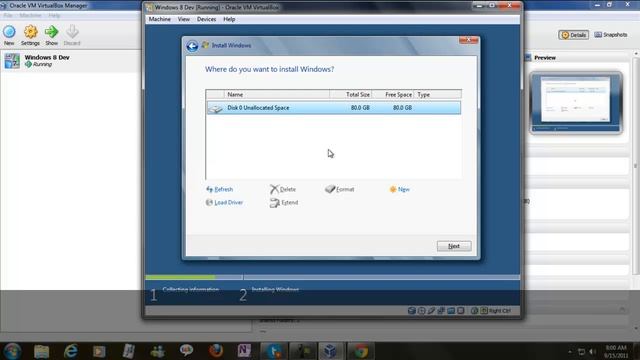 Install Windows 8 On VHD using Virtual Box смотреть онлайн