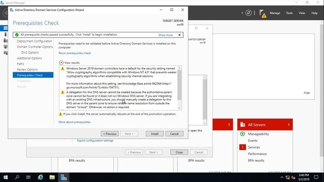 Install & Configure Active Directory in Windows server 2019 смотреть онлайн