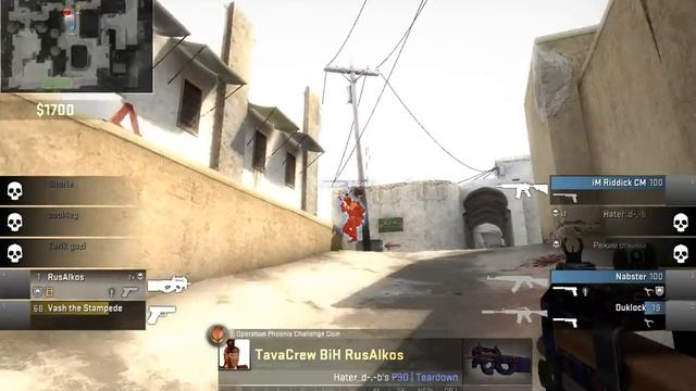 CS:GO 5 kills, 1 hp смотреть онлайн