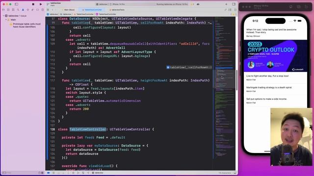 Unit testing for Tableview data source смотреть онлайн
