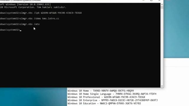 Programsız şekilde Windows 10 etkinleştirme sadece 3 dakikada смотреть онлайн
