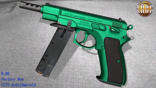 CS:GO CZ75 Auto Emerald - CSGOWeapons.com смотреть онлайн