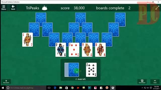 How to Play Windows 10 Playing Card Game TriPeaks (Win) смотреть онлайн