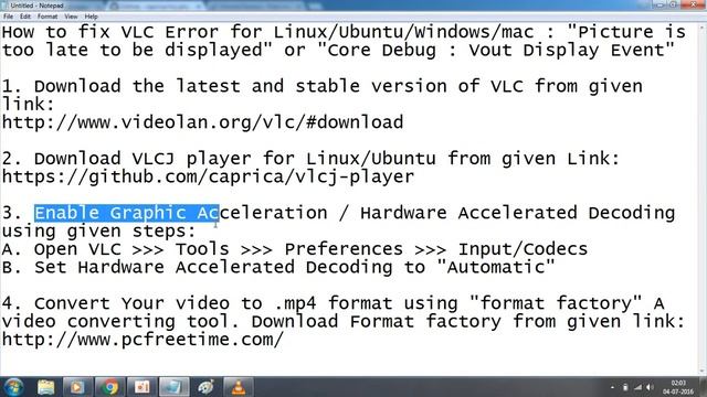How to fix VLC Error :"Picture is too late to be displayed" смотреть онлайн