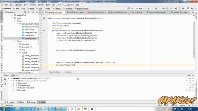 membuat format rupiah di android studio смотреть онлайн