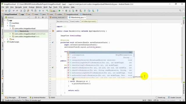 How to Download Image from Web in Android смотреть онлайн