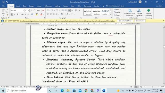 windows 10 operating system Lecture 2 (files and folders) смотреть онлайн