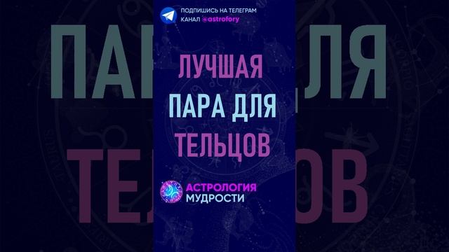Лучшая пара для знака зодиака Телец. #гороскоп #психология смотреть онлайн