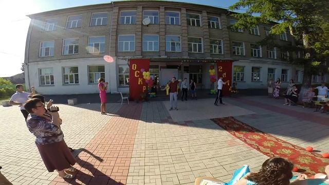 Ответное слово учеников 9 класса на выпускном. смотреть онлайн