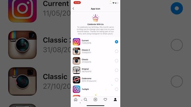 How To Change Instagram icon IOS & Android - 10th Year Anniversary смотреть онлайн