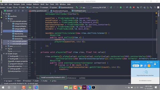 How to make an Quiz app in android studio?(Part-5A)| Hindi Tutorial 2019 смотреть онлайн