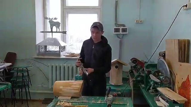 Изготовление скворечника. Совместная работа.