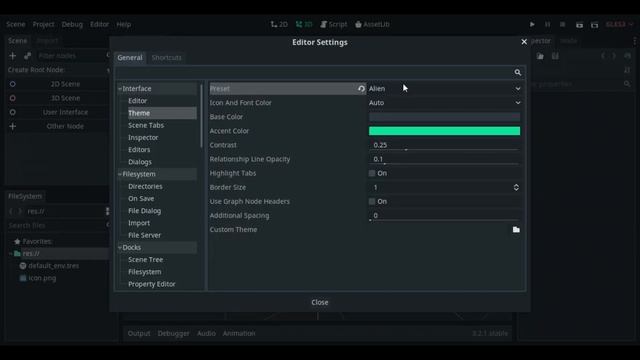 Godot 3 Turorial | How to change the Editor theme . смотреть онлайн