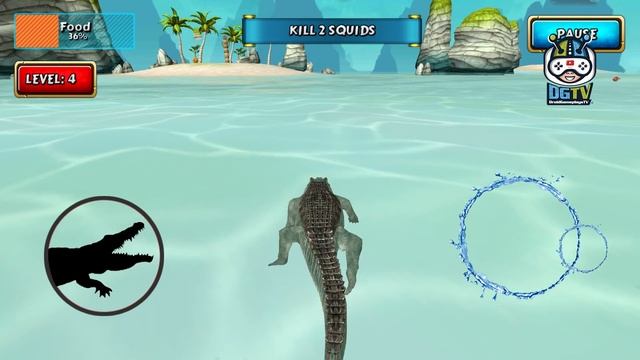 Crocodile Simulator Beach Hunt (by HGamesArt) Android Gameplay [HD] смотреть онлайн