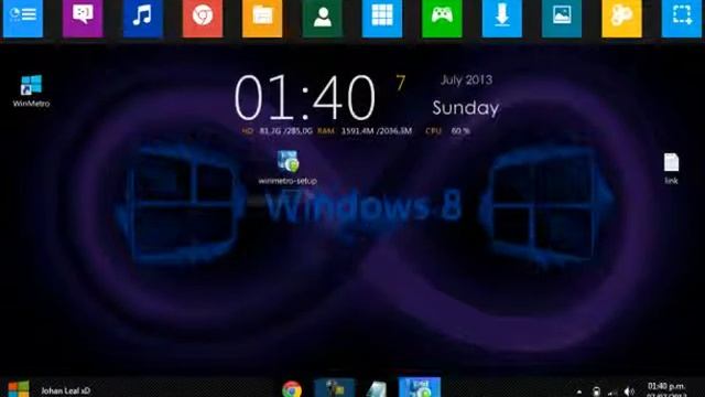 Winmetro pro para windows xp/vista/7 (Funcionando) смотреть онлайн