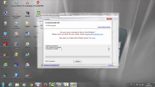 COMO CRIAR UM PENDRIVE BOTÁVEL COM O WINTOFLASH смотреть онлайн
