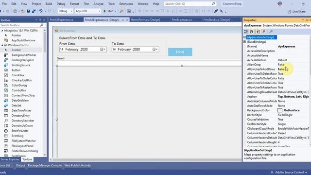Cosmetic Shop System Part 24 All Expenses Form Complete in C# C Sharp смотреть онлайн