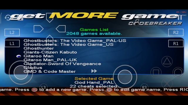 How to use Codebreakar 10.1 on Aether SX2 Emulator 2048 Games Cheat Codes смотреть онлайн
