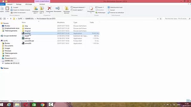 حل مشكلة الخروج من Pes2013 عند بدإ المباراة