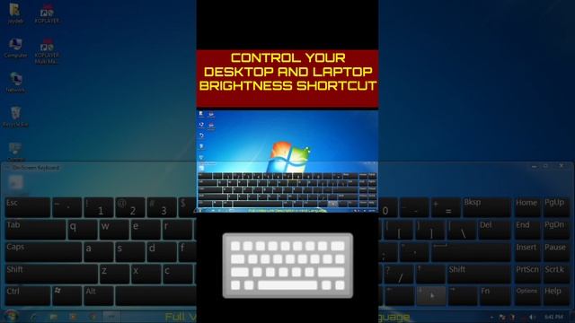 Computer Brightness Setting || windows 7 brightness control shortcut key смотреть онлайн