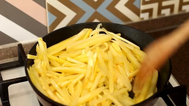 Рецепт жареной картошки смотреть онлайн
