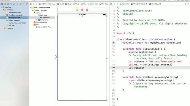 [ iOS ] Swift 03 : Web View смотреть онлайн