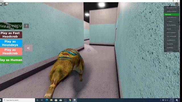 PLAYING AS HOUNDEYES! | HEADCRAB INFECTION ROBLOX смотреть онлайн
