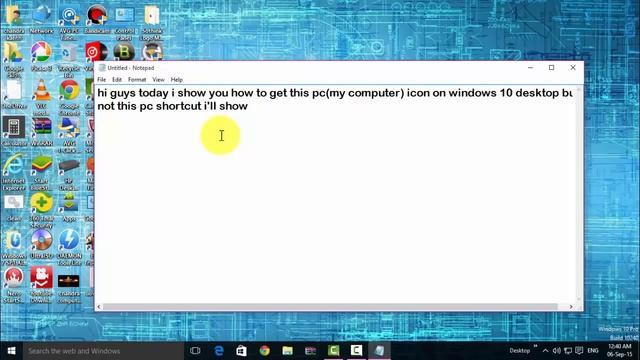 how to get My Computer (this pc) icon on windows 10 7 desktop!! 2020 - windows смотреть онлайн
