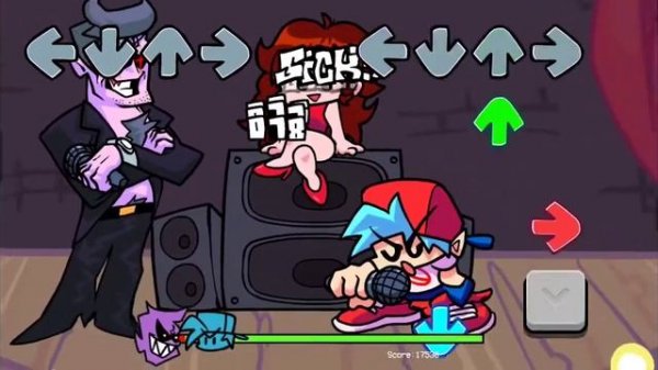 fnf p1(https://github.com/luckydog7/Funkin-android/releases) ;)