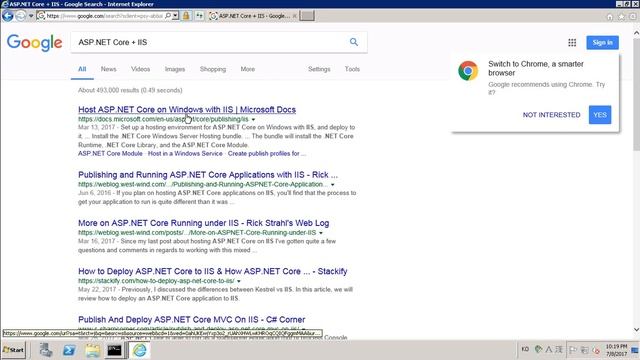 Windows Server 2008 R2에 ASP.NET Core 프로젝트 게시 및 실행하기 смотреть онлайн