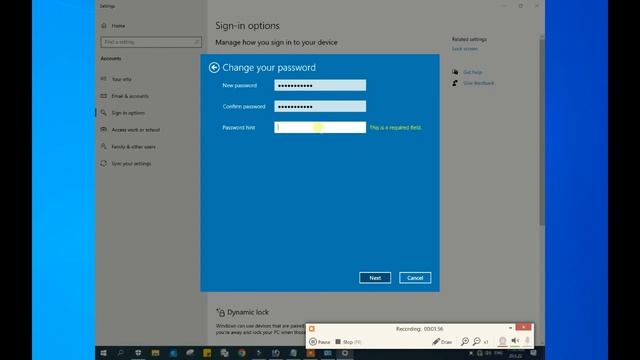 How to change password in Windows 10 смотреть онлайн