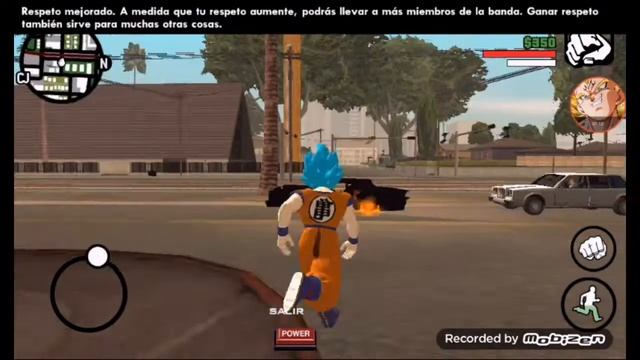 Skin de goku ssj dios azul para gta sa android+kame-hame-ha y volar смотреть онлайн