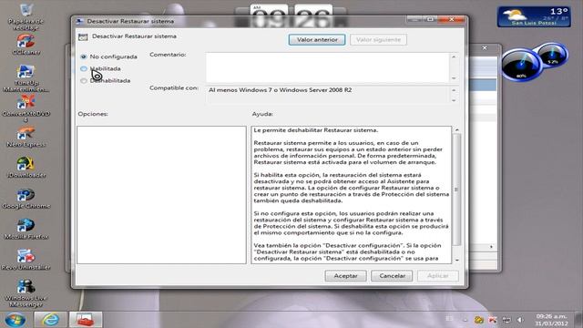 Como activar Restauracion del Sistema en windows 7 смотреть онлайн