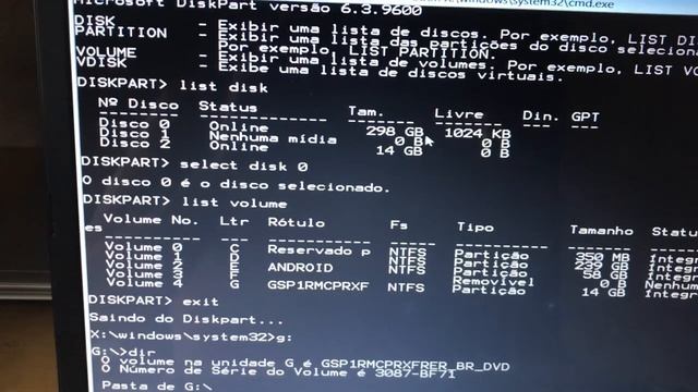 Instalar Windows pelo prompt de comando (CMD) Detalhado смотреть онлайн