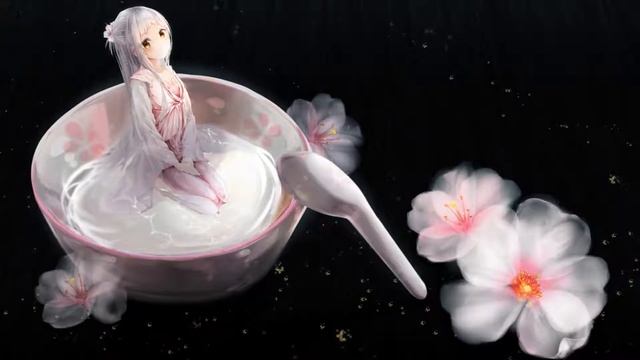 Live Wallpaper Anime PC Blinking Girl смотреть онлайн