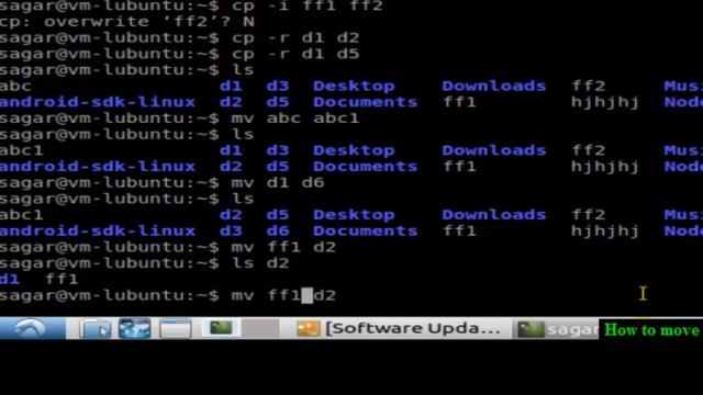 How to move files in directory in Linux Shell terminal смотреть онлайн