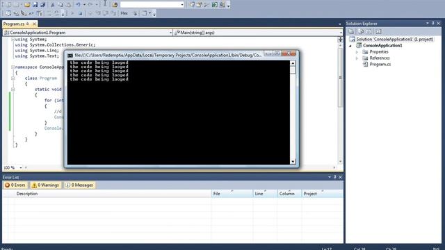 C# Beginner Programming For Loop Part 7 смотреть онлайн