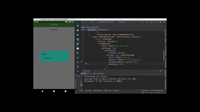 #79 showDialog Instance to make alert Message in your App смотреть онлайн